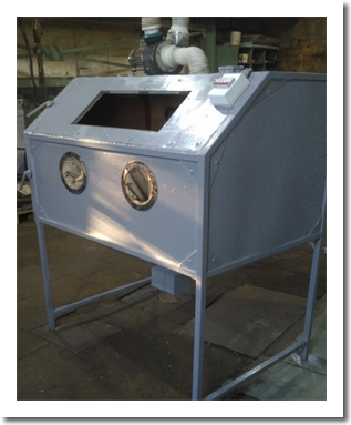 Бокс для пескоструйной обработки большой