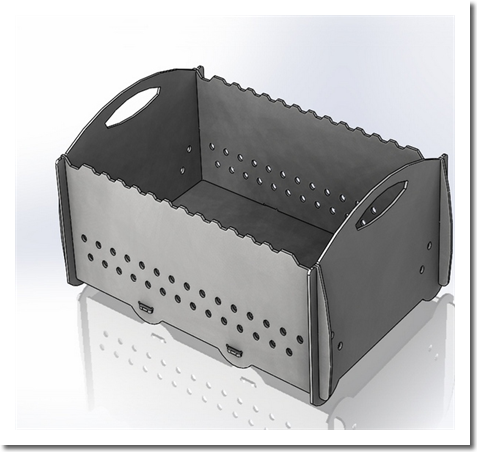 Мангал разборный 1